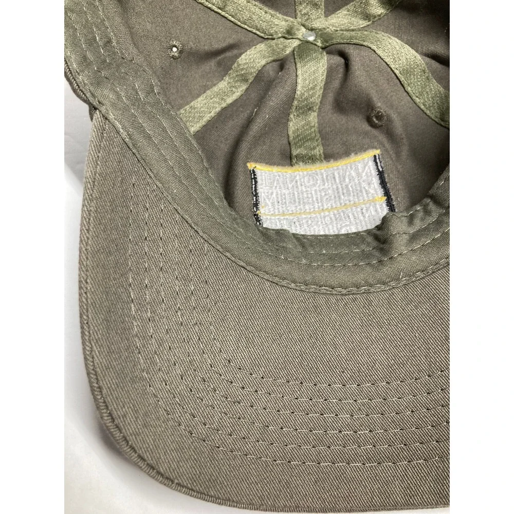 National Museum United States Army Hat Cap Gray Adjustable‎ Strapback Cotton